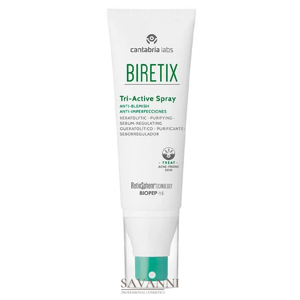 Спрей «Три-актив» для кожи лица из акне, Cantabria Labs Biretix Tri-Active Spray Anti-Blemish, 100мл 17270 фото 1 savanni.com.ua