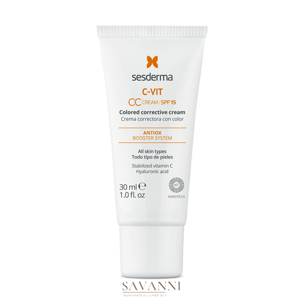 CC-крем для обличчя SPF 15 Sesderma C-Vit CC Cream SPF 15 30 мл SD40002564 фото 1 savanni.com.ua