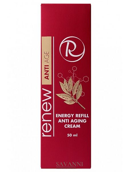 Антивіковий живильний крем-енергетик Renew Energy Refill Anti Aging Cream, 50 мл RNW1608050 фото 2 savanni.com.ua