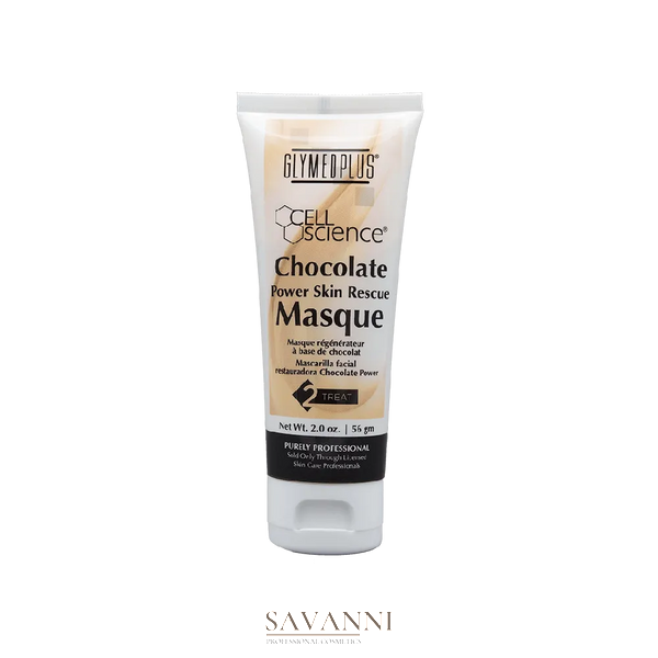 Кремоподібна омолоджуюча маска з какао GlyMed Plus Chocolate Power Skin Rescue Masque 56ml GM89 фото 1 savanni.com.ua