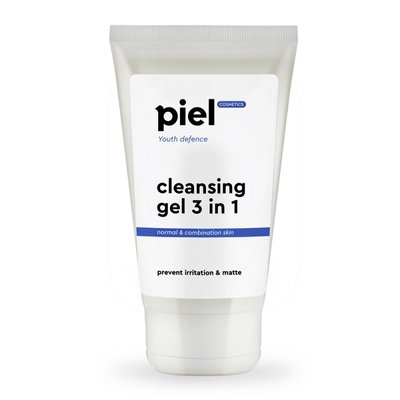 Гель для умывания нормальной и комбинированной кожи Piel Cosmetics Cleansing Gel 3 in 1, 150 ml PL19 фото 1 savanni.com.ua