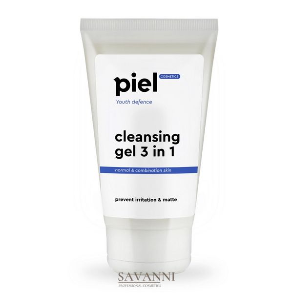 Гель для умывания нормальной и комбинированной кожи Piel Cosmetics Cleansing Gel 3 in 1, 150 ml PL19 фото 1 savanni.com.ua