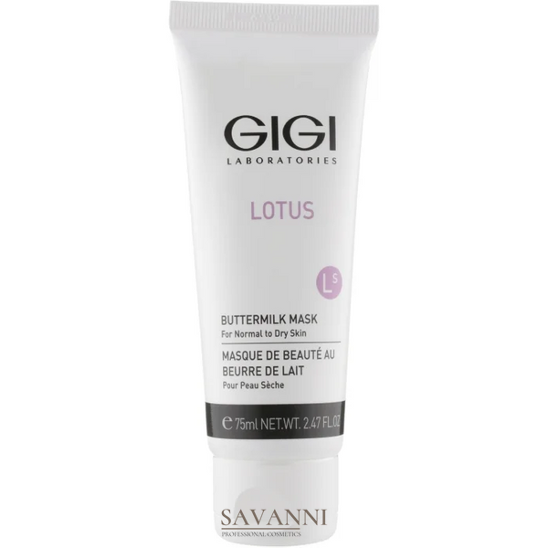 Молочная маска для лица Gigi Lotus Butter Milk Mask для нормальной и сухой кожи, 75 ml GG12570 фото 1 savanni.com.ua