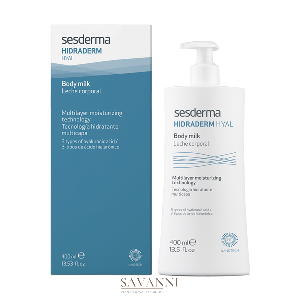 Зволожуюче молочко для тіла Sesderma Hidraderm Hyal Body Milk 400 мл SD40002684 фото 2 savanni.com.ua