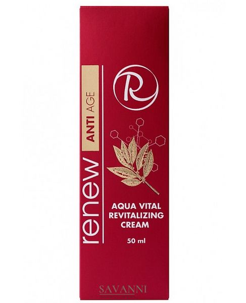 Антивозрастной солнцезащитный увлажняющий крем Renew Anti Age Aqua Vital Revitalizing Cream 50 мл RNW1606050 фото 2 savanni.com.ua