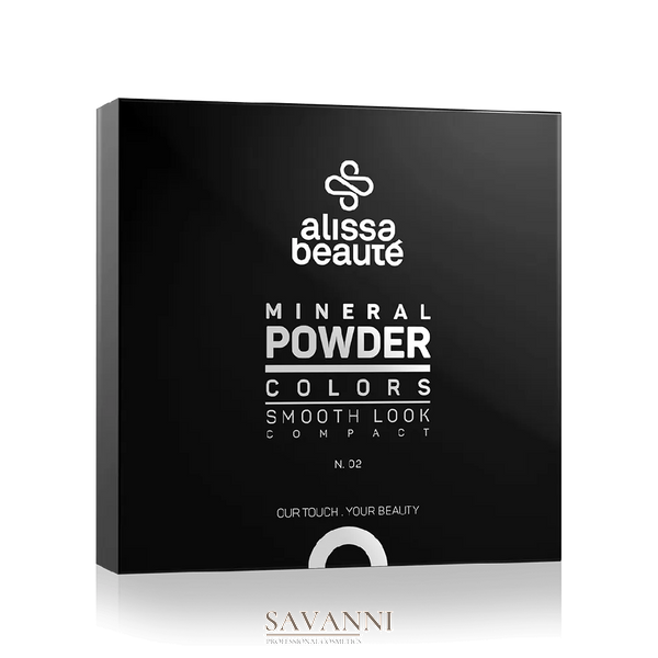 Мінеральна компактна пудра для обличчя 9г Alissa Beaute Mineral Powder 9g Беж ABA102 фото 1 savanni.com.ua