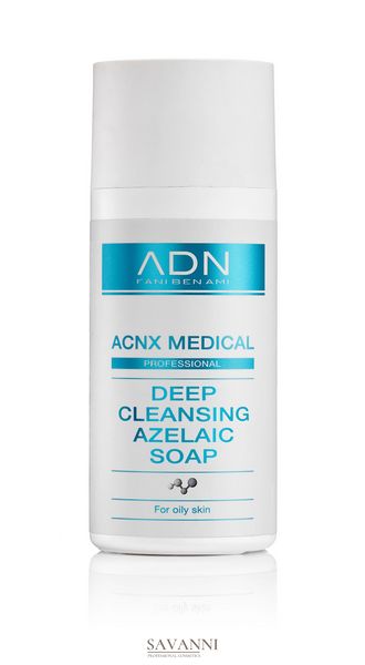 Жидкое азелаиновое мыло для проблемной кожи лица ADN ACNX Medical Deep Cleansing Azelaic Soap, 150 мл ADN40039 фото 1 savanni.com.ua