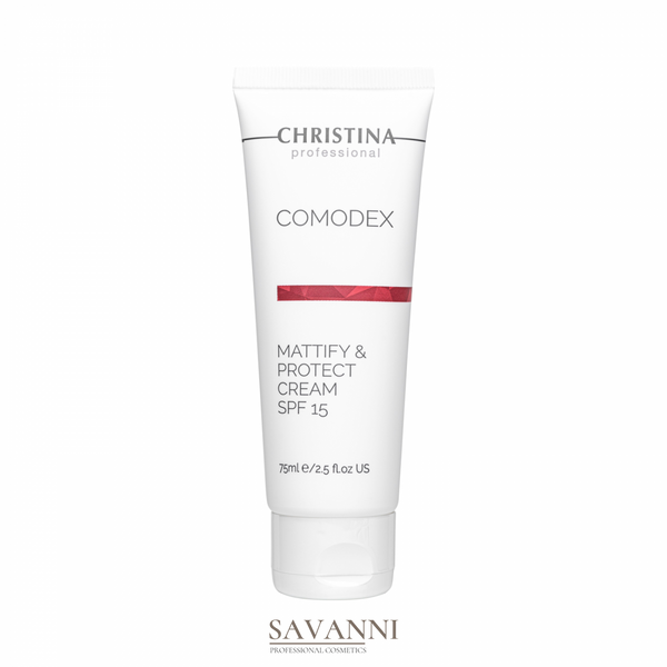 Матирующий защитный крем для лица Christina Comodex-Mattify & Protect Cream SPF 15, 75 мл CHR634 фото 1 savanni.com.ua