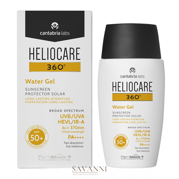 Сонцезахисний зволожуючий гель Cantabria Labs Heliocare 360 ​​Water Gel SPF 50+ 15930 фото 1 savanni.com.ua