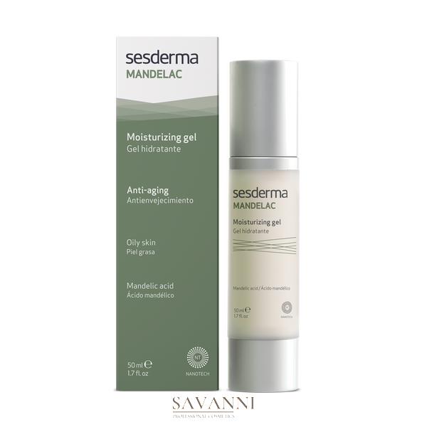 Зволожуючий гель для обличчя з мигдальною кислотою Sesderma Mandelac Moisturizing Gel 50 мл SD40000080 фото 2 savanni.com.ua