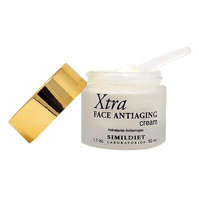 Антивіковий крем для обличчя з гіалуроновою кислотою і ДМАЕ Simildiet Face Antiaging Cream Xtra 15027 фото 1 savanni.com.ua