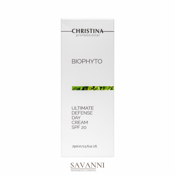 Дневной крем для лица Christina Bio Phyto Ultimate Defense Day Cream SPF 20 Абсолютная защита, без тона, 75 мл CHR576 фото 3 savanni.com.ua