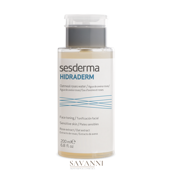 Тонизирующее средство для чувствительной кожи Sesderma Hidraderm Oatmeal & Rose Water 200 мл SD40000141 фото 1 savanni.com.ua