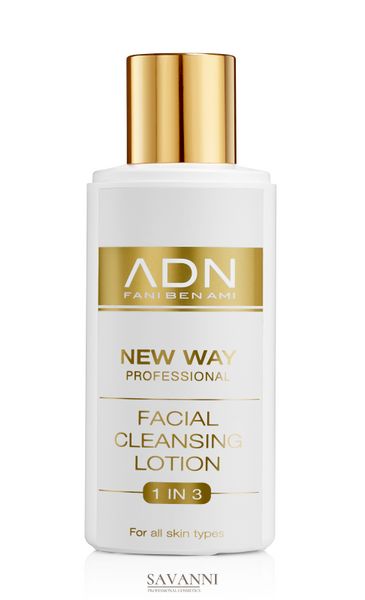 Молочко для обличчя, ADN New Way Facial Cleansing Lotion 3 in 1, 150 мл ADN7744 фото 1 savanni.com.ua