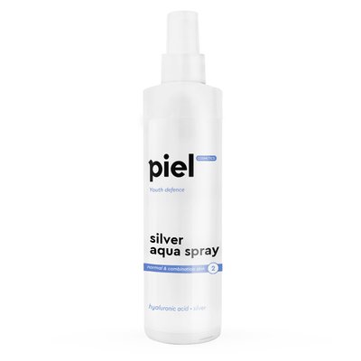 Термальна вода для нормальної та комбінованої шкіри Piel Cosmetics Silver Aqua Spray 250 ml PL7 фото 1 savanni.com.ua