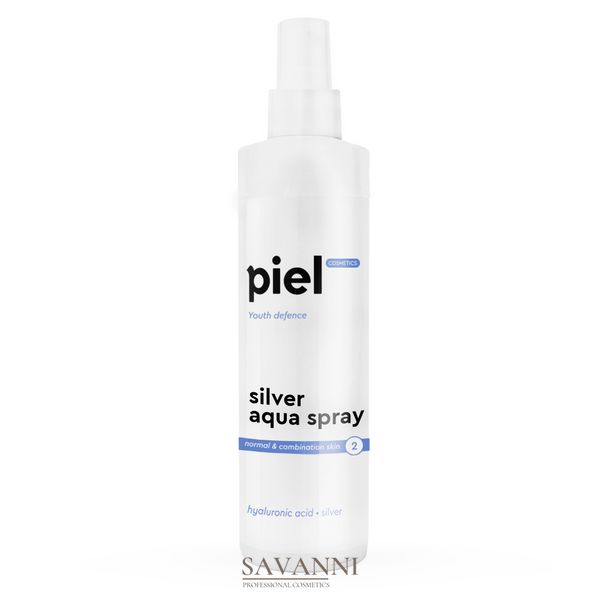 Термальная вода для нормальной и комбинированной кожи Piel Cosmetics Silver Aqua Spray 250 ml PL7 фото 1 savanni.com.ua